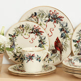 Winter Greeting Dw Dinner Plates, Set4